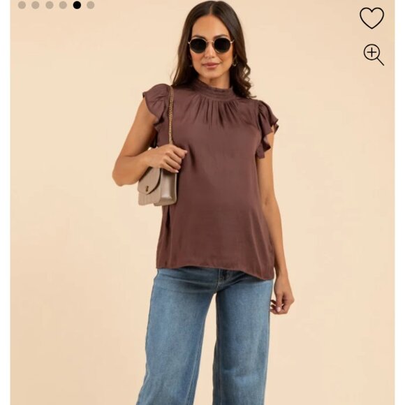 Pink Blush Maternity Denim Jeans - Picture 1 of 6